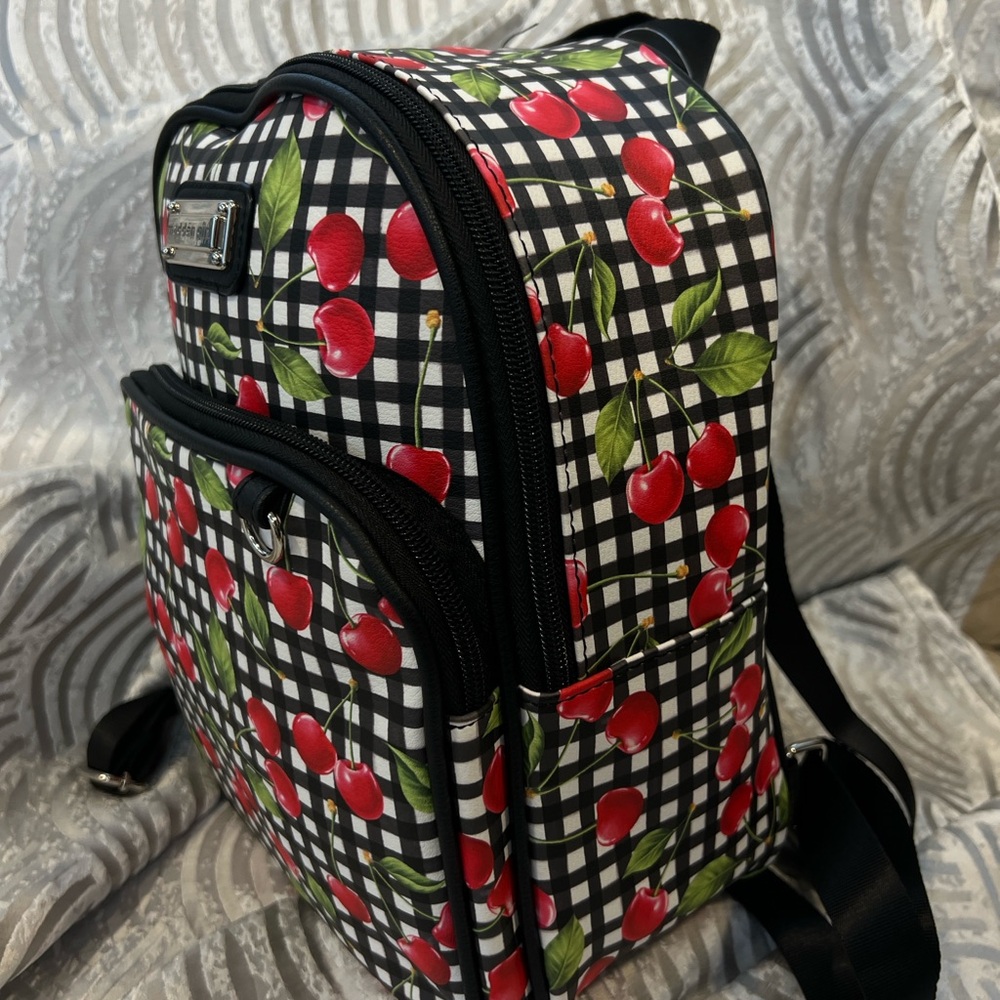 Madden Girl Cherry Patterned Backpack - image 2